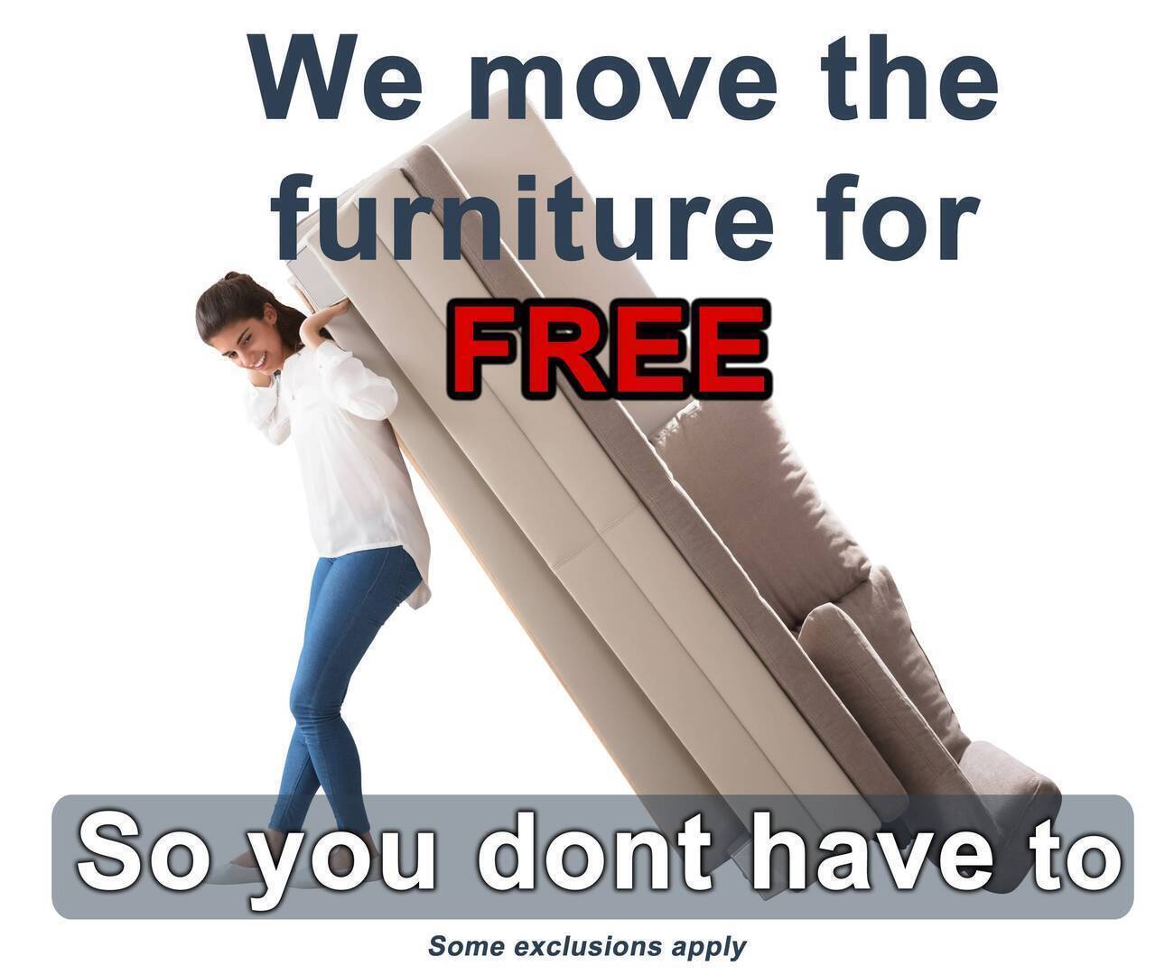 Springer Floor Care we move furniture for free