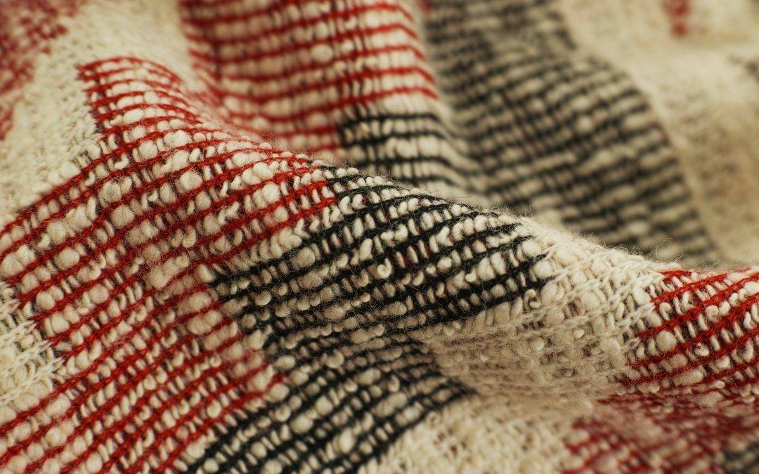 close up of woven fabric